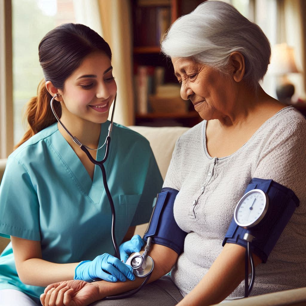 Is Mom’s Blood Pressure Really Under Control? How Home Visits Provide Peace of Mind